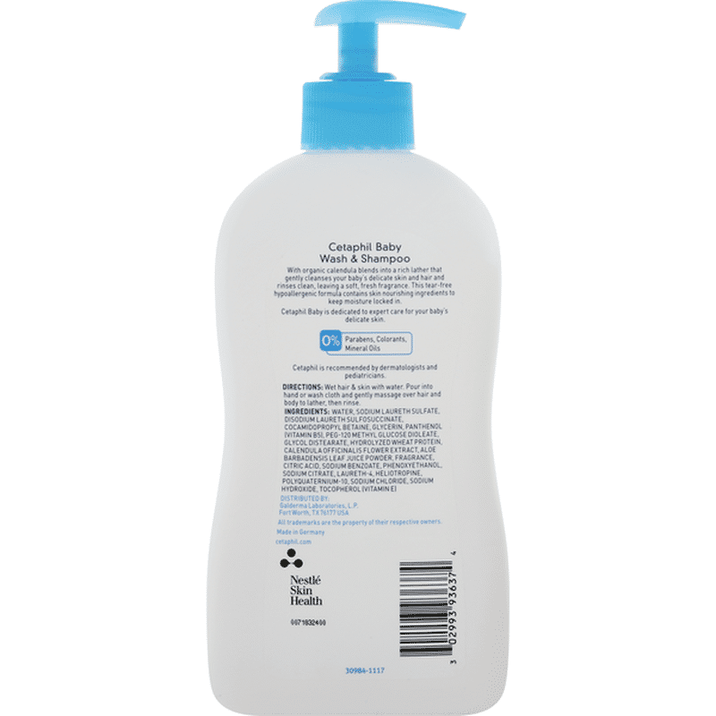 cetaphil baby wash ingredients