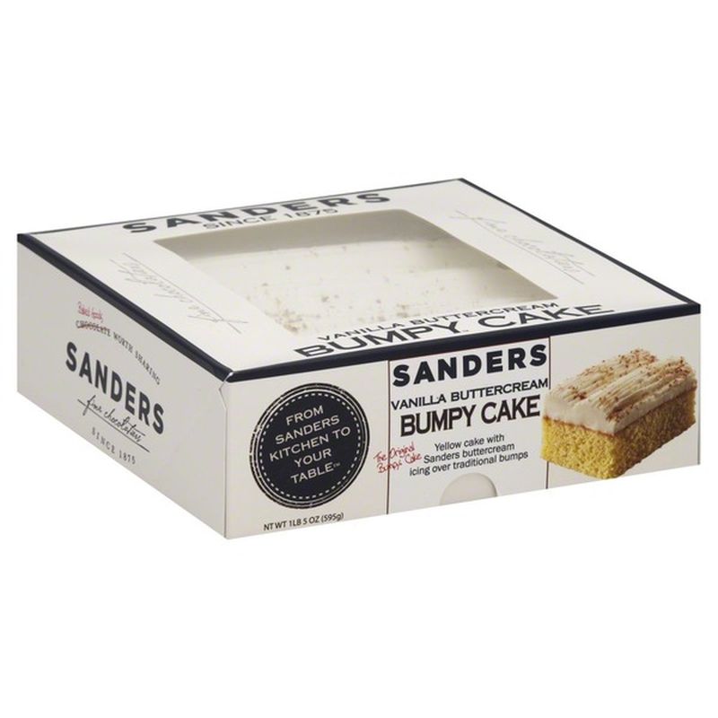 Sanders Bumpy Cake Vanilla Buttercream 21 Oz Instacart