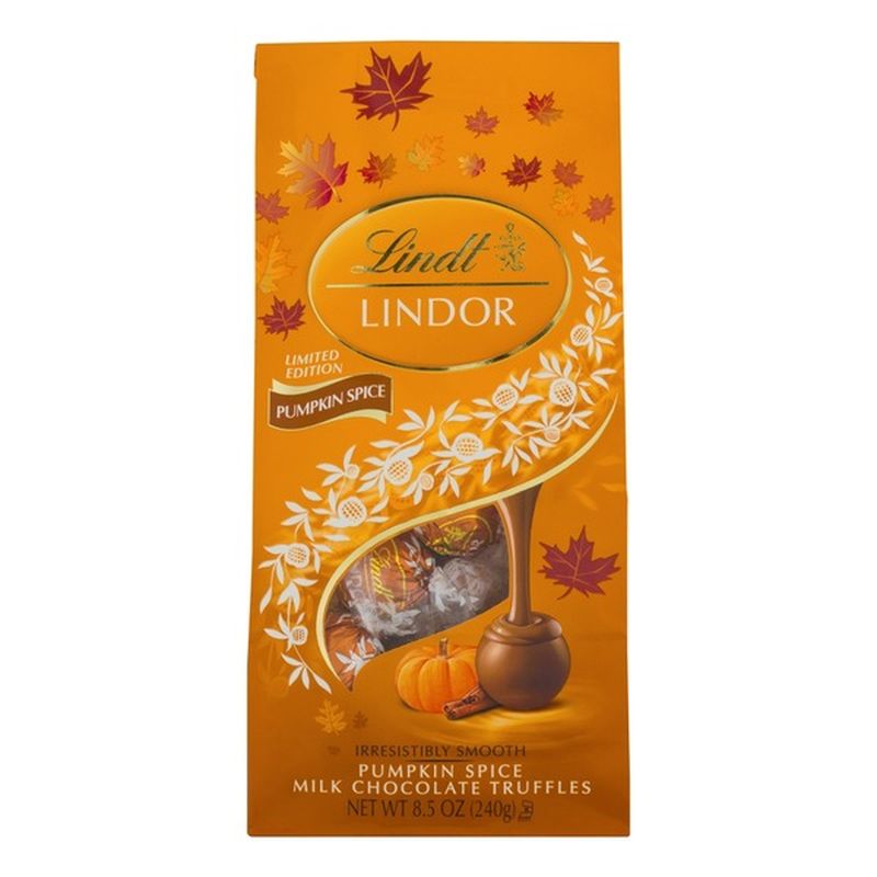 Lindt Lindor Milk Chocolate Truffles Pumpkin Spice 85 Oz Instacart 4191