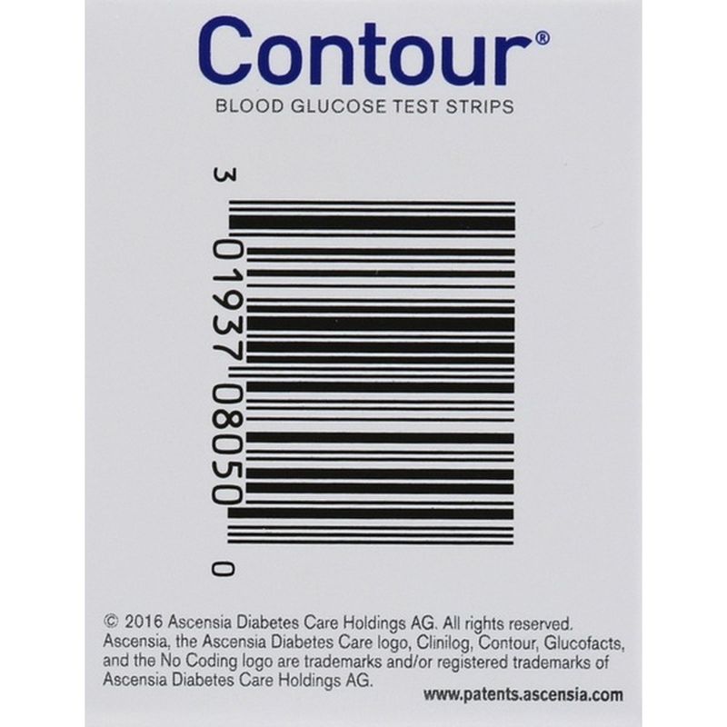 Contour Test Strips, Blood Glucose (50 ct) from CVS