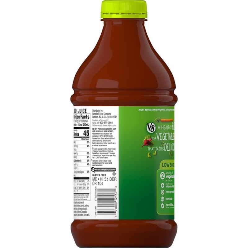 V8® 100 Vegetable Juice, Low Sodium (46 fl oz) from JewelOsco Instacart