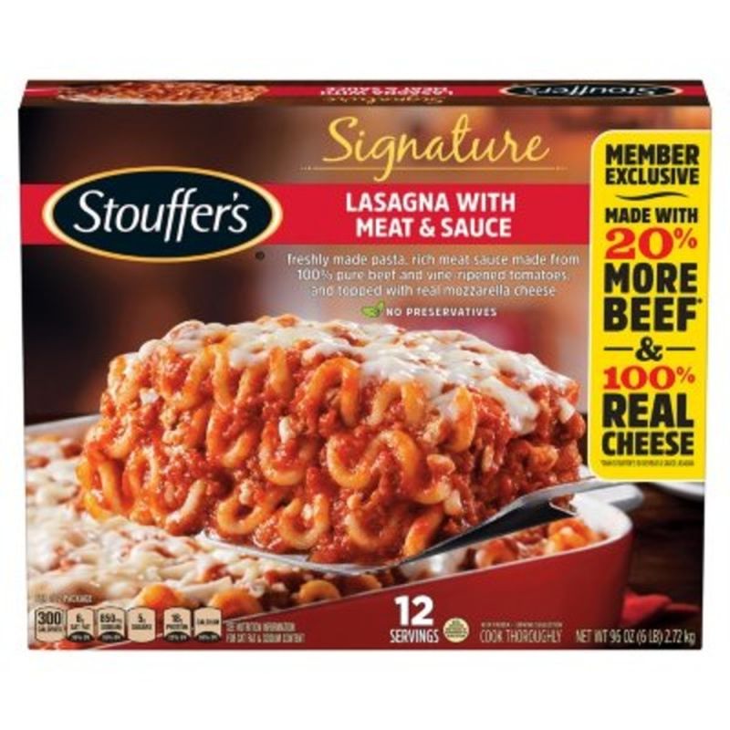 Stouffer's Lasagna with Meat & Sauce (96 oz) from Sam's Club Instacart