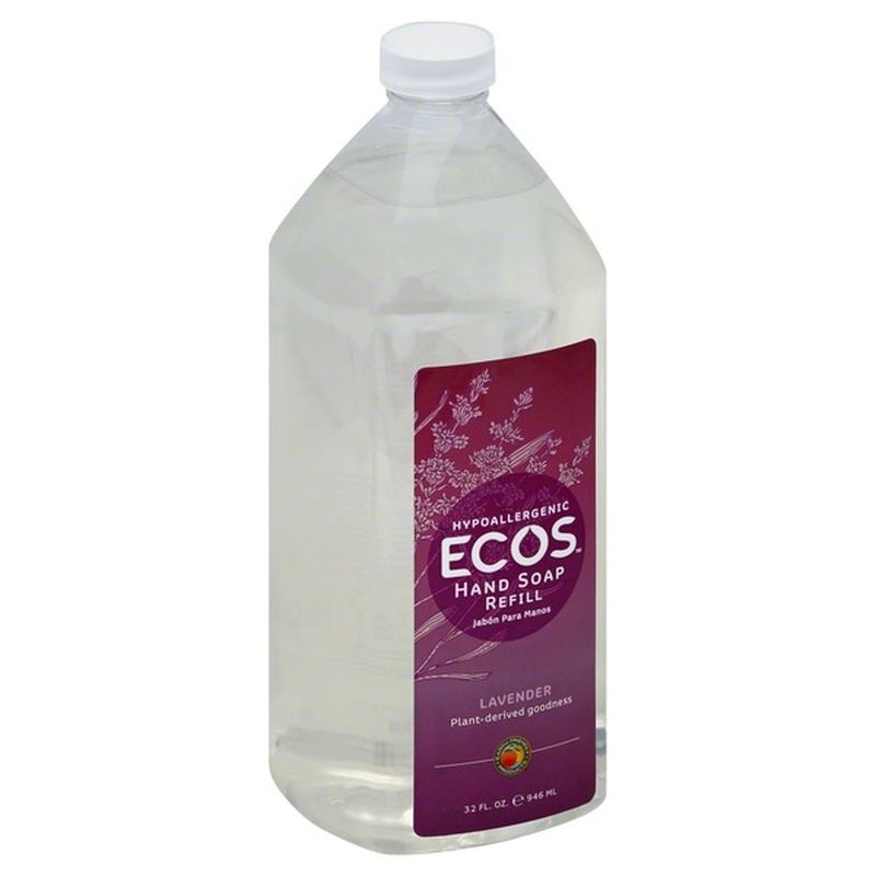 Ecos Hand Soap Refill, Hypoallergenic, Lavender (32 oz) Instacart