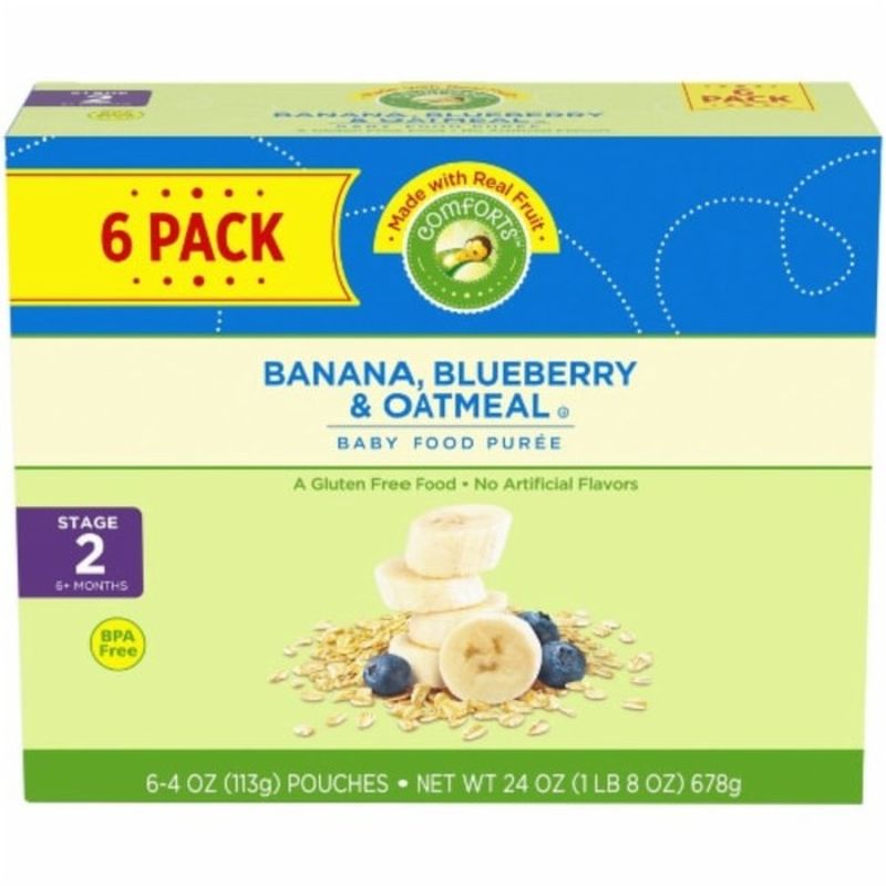 blueberry oatmeal puree for baby