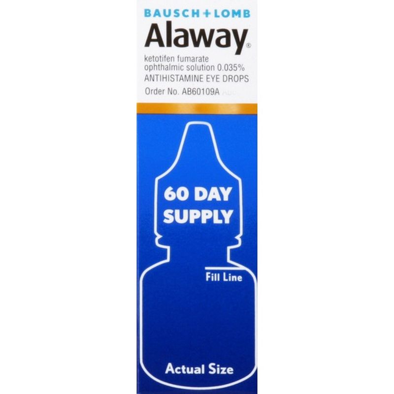Alaway Eye Drops, Antihistamine (0.34 oz) Instacart