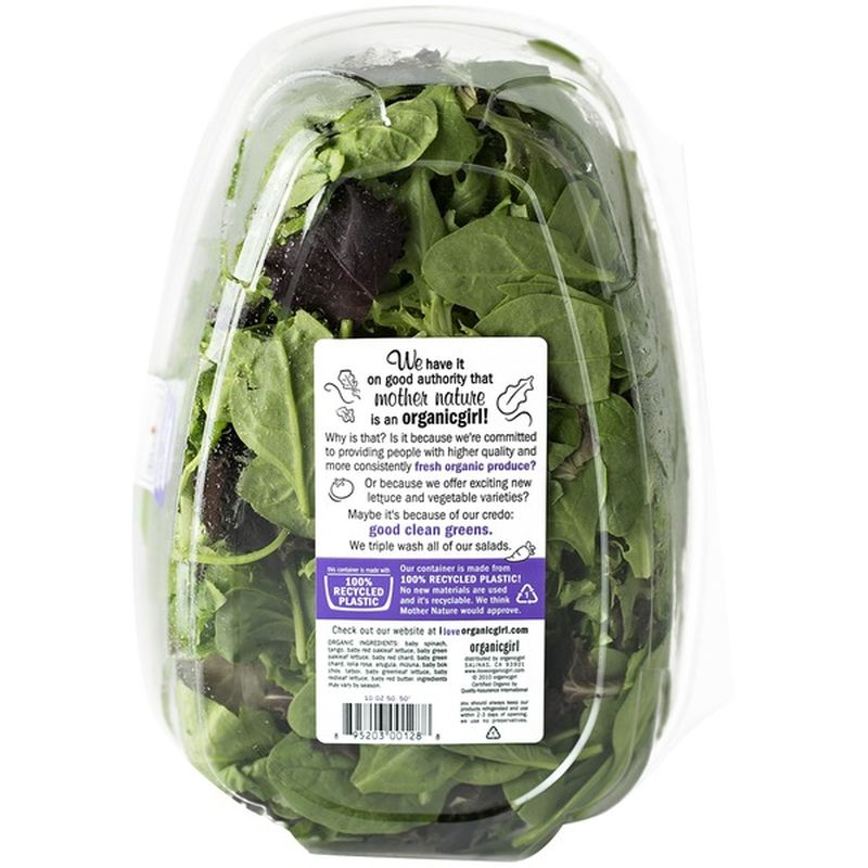 Spring Mix & Baby Spinach, 50/50!, Family Size (10 oz) - Instacart