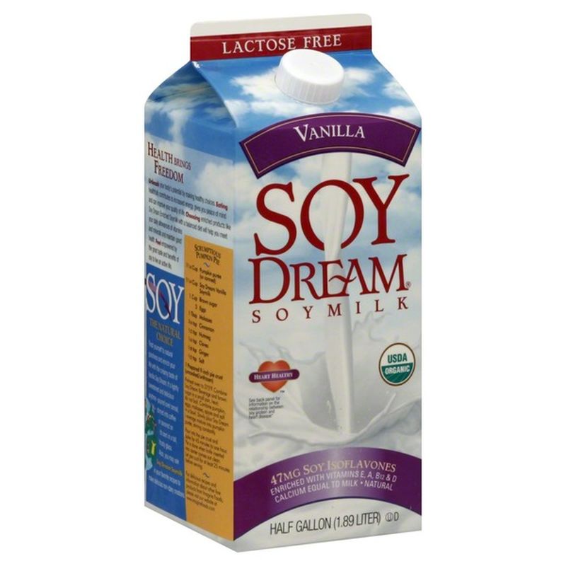 Soy Dream Soy Milk, Vanilla (0.5 gal) Instacart