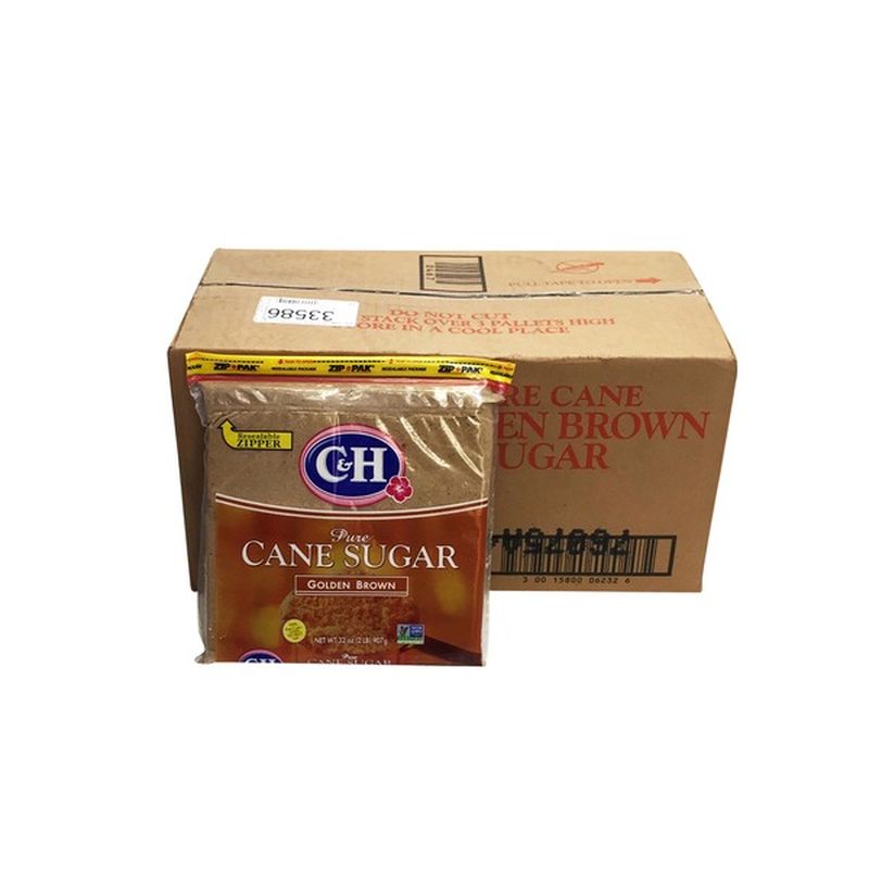 Candh Pure Cane Sugar Golden Brown Sugar 2 Lb From Frys Instacart 3589