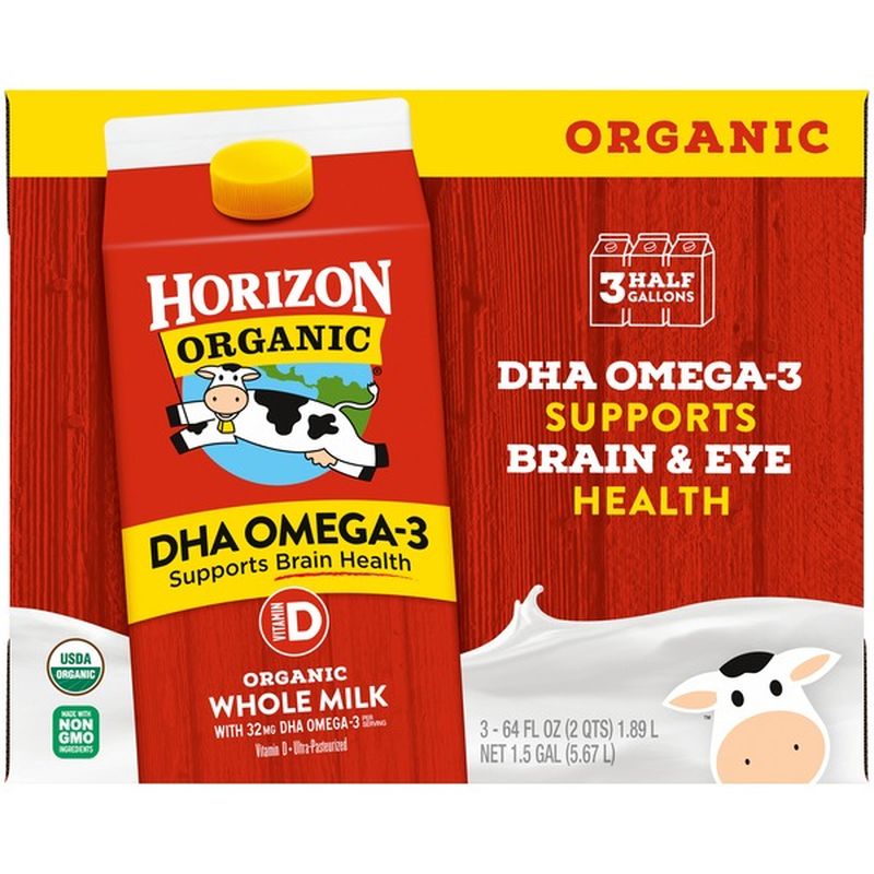 horizon organic whole milk dha omega 3