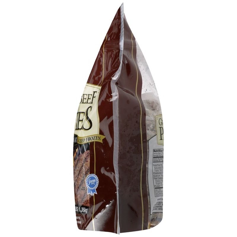 Stater Bros 73 Lean / 27 Fat Ground Beef Patties (4 oz) from Stater Bros. Instacart