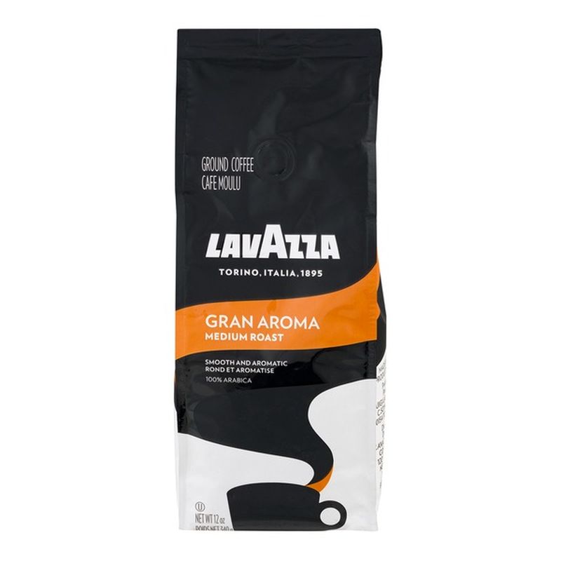 LavAzza Ground Coffee, 100% Arabica, Light Roast, Gran Aroma (12 oz ...