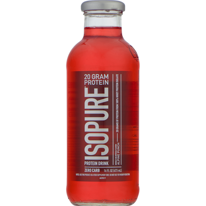 Isopure Protein Drink, Alpine Punch (16 oz) Instacart