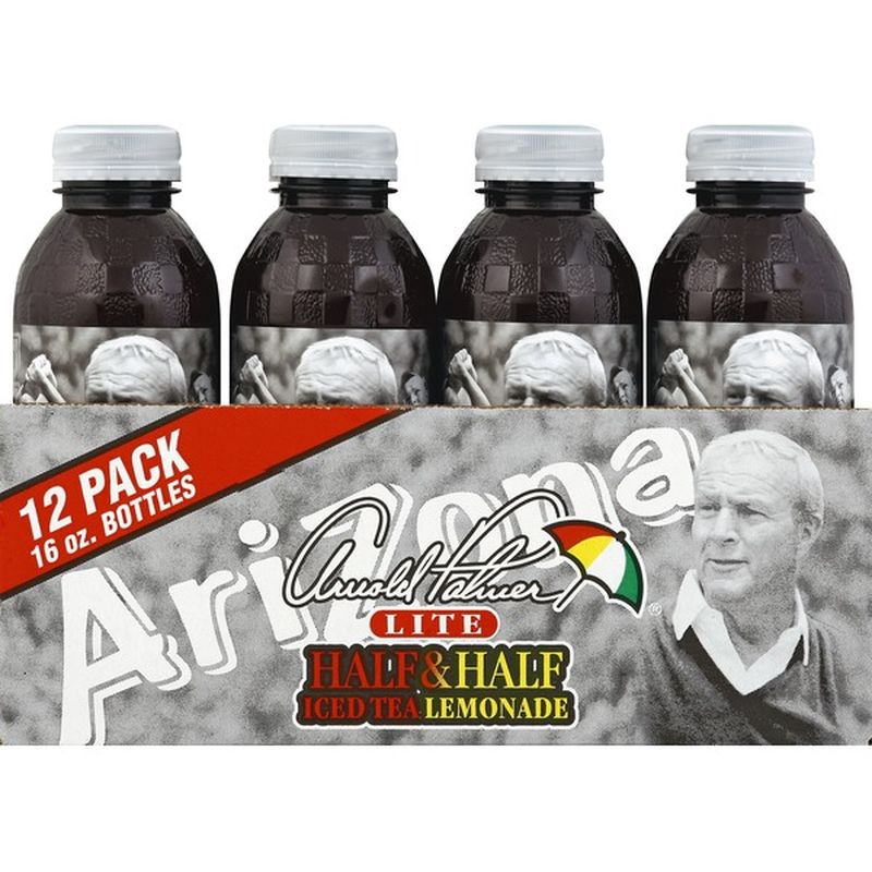 AriZona Half & Half, Iced Tea Lemonade, Lite, 12 Pack (16 fl oz) from