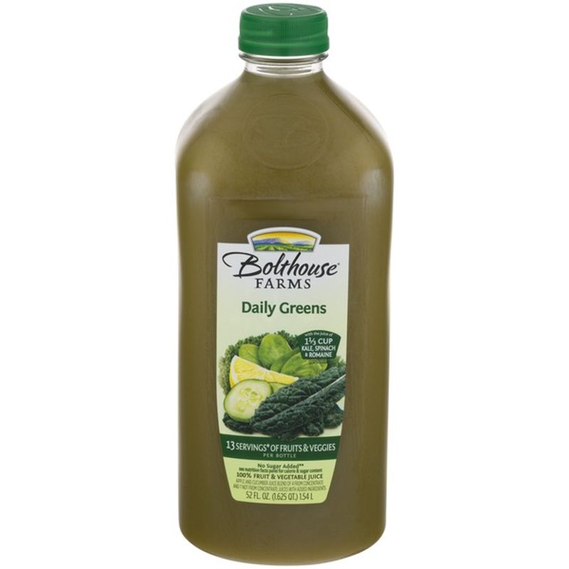 Bolthouse Farms 100% Juice, Fruit & Vegetable, Daily Greens (52 oz