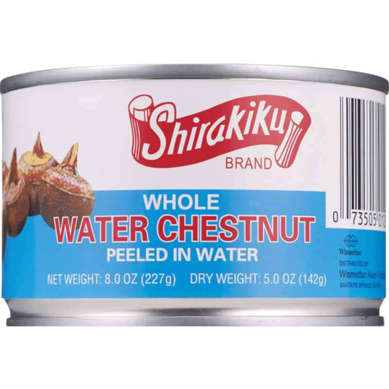 Shirakiku Water Chestnut, Whole, Peeled in Water