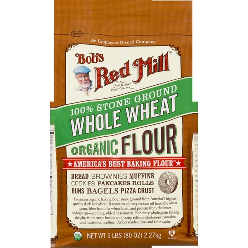 Bob's Red Mill Whole Wheat Flour, Organic (5 lb) - Instacart