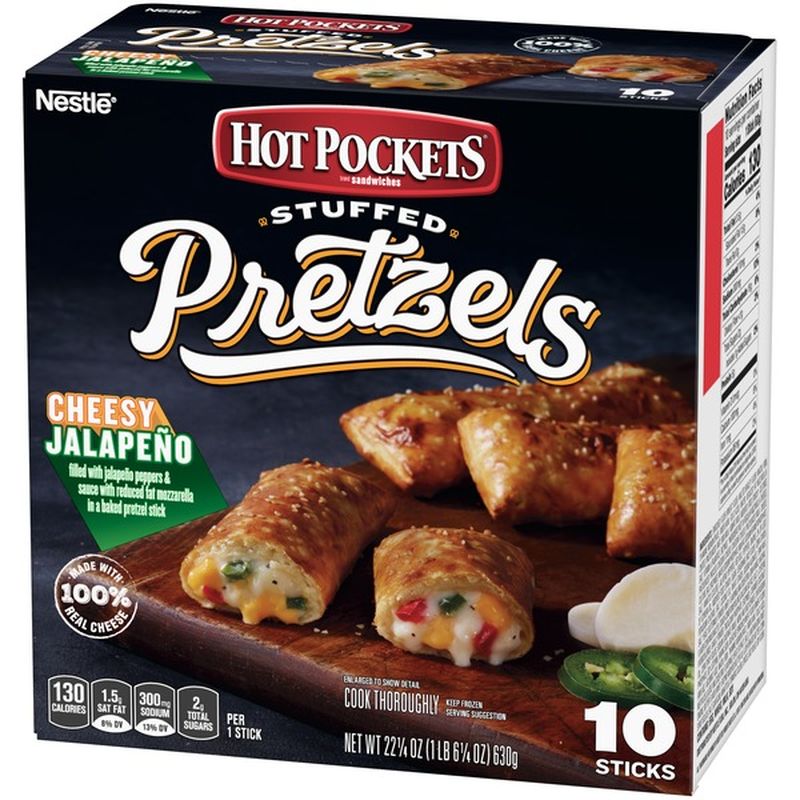 Hot Pockets Cheesy Jalapeno Stuffed Pretzels (22.25 oz) Instacart