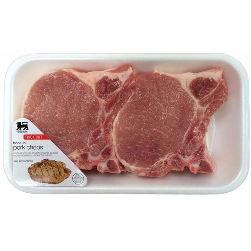 Food Lion BoneIn Thick Cut Pork Chops (16 oz) Instacart
