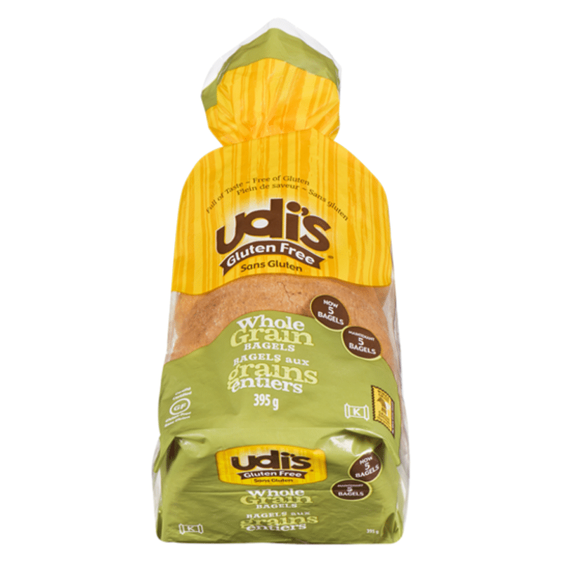 Udi's Gluten Free Whole Grain Bagels (4 ct) Instacart