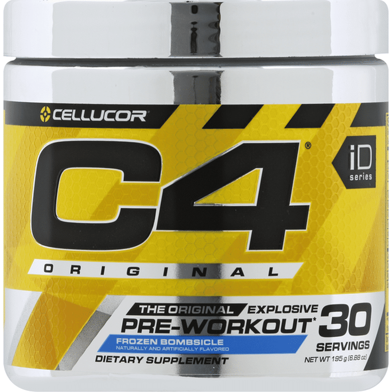 C4 PreWorkout Powder, Frozen Bombsicle (195 g) Instacart