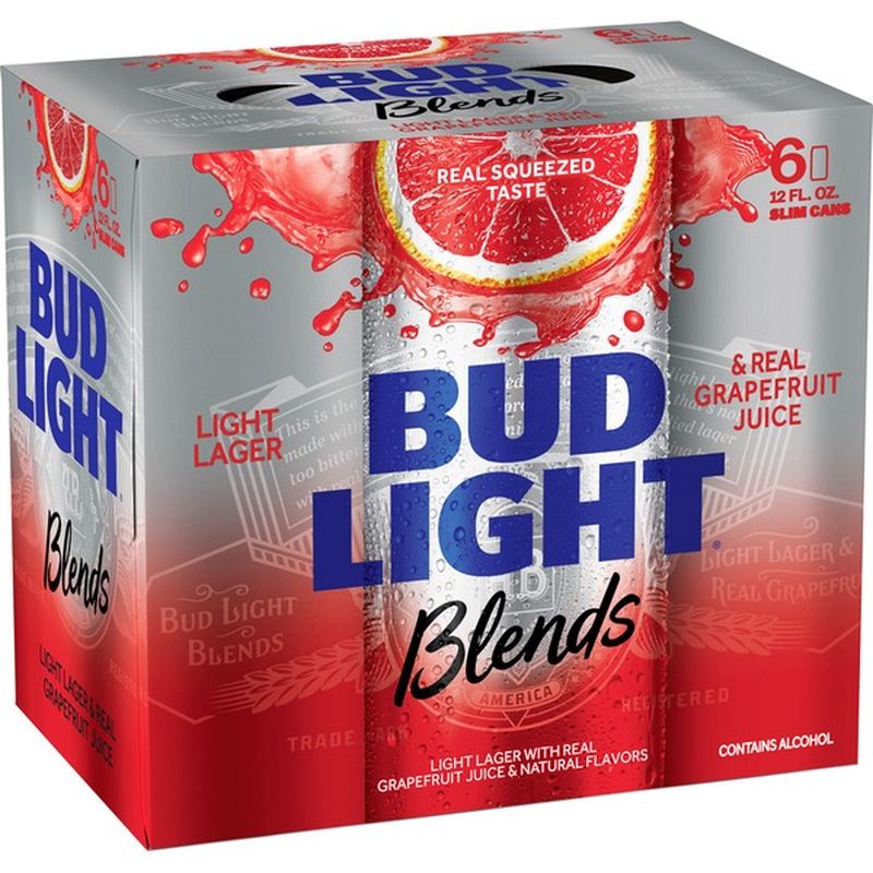 Bud Light Blends Light Lager and Real Grapefruit Juice (12 fl oz