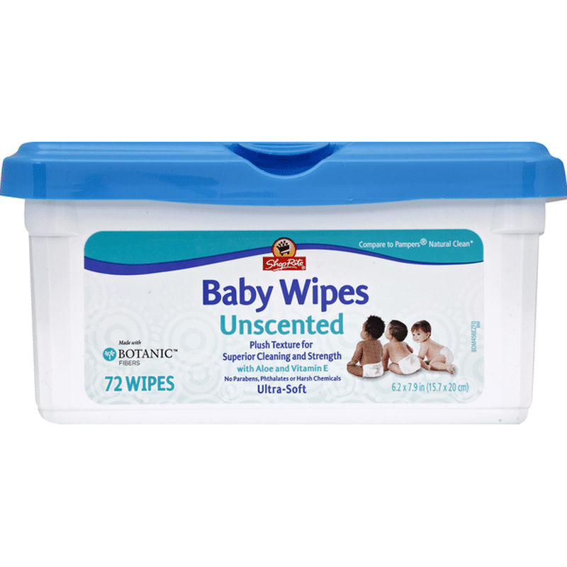 ShopRite Baby Wipes, Unscented (72 each) Instacart