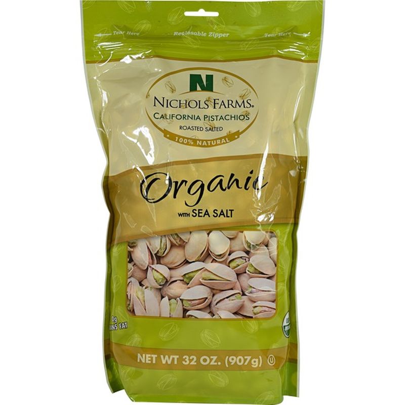 Nichols Farms Organic California Rosted Salted Pistachios (3 lb) Instacart