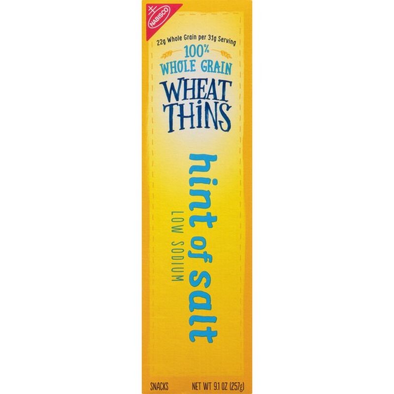 Wheat Thins Crackers, Hint Of Salt Flavor (9.1 oz) from Schnucks