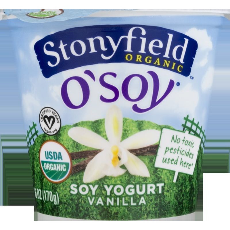 Stonyfield® Organic Dairy Free Vanilla Soy Yogurt (5.3 oz) Instacart