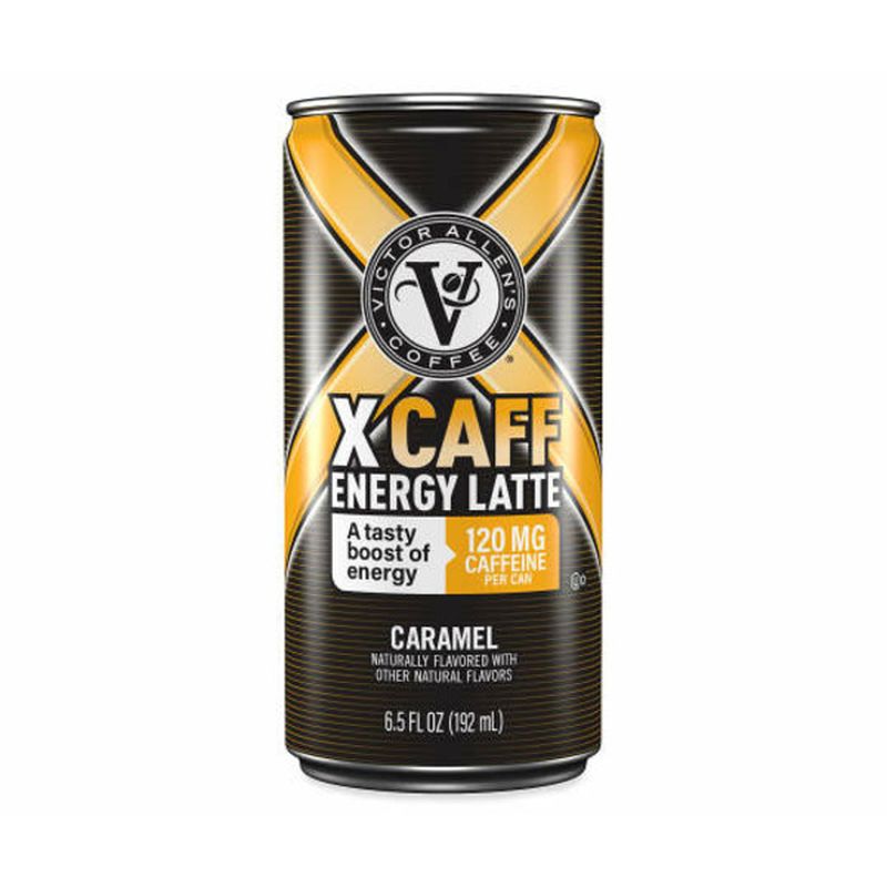 Victor Allen X Caff Caramel Energy Latte Drink (6.5 fl oz) Instacart