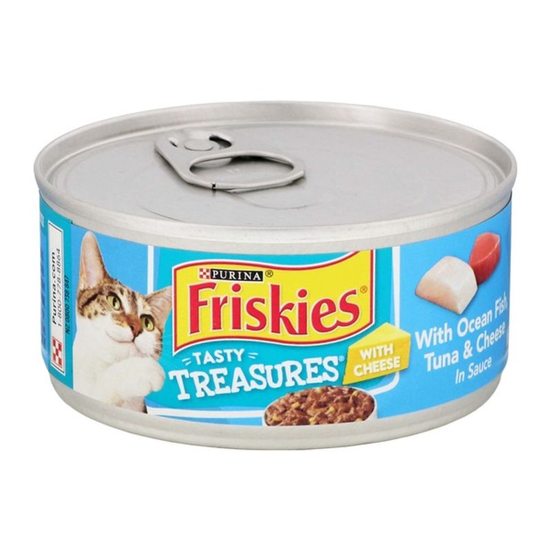 Purina Friskies Pate Wet Cat Food, Tasty Treasures With Ocean Fish