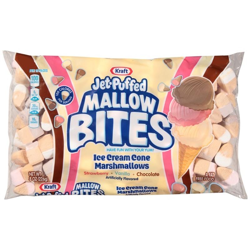 Kraft Mallow Bites Ice Cream Cone Marshmallows (8 oz) - Instacart