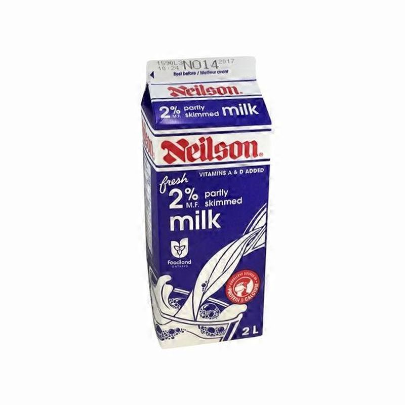 Neilson 2% Milk Carton (2000 ml) from Fortinos - Instacart