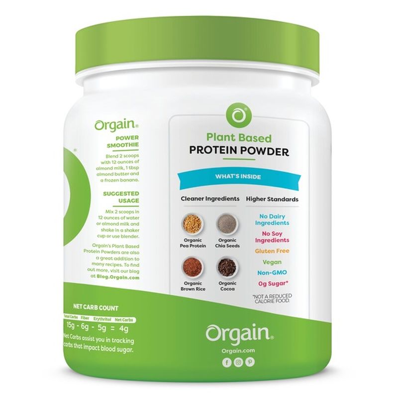 Orgain Protein Powder, Creamy Chocolate Fudge (1.02 lb) from Publix