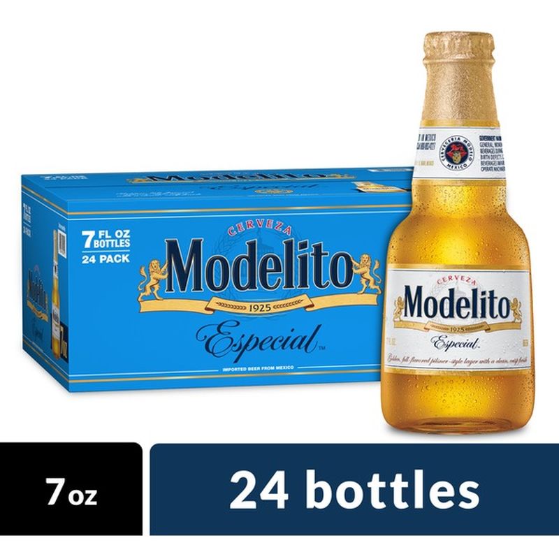 Modelo Especial Modelito Mexican Lager Beer Bottles (7 oz) - Instacart