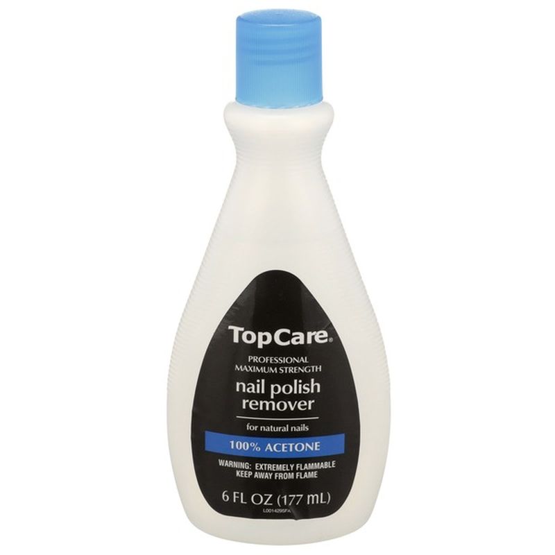 Top Care 100 Acetone Nail Polish Remover (6 fl oz) Instacart