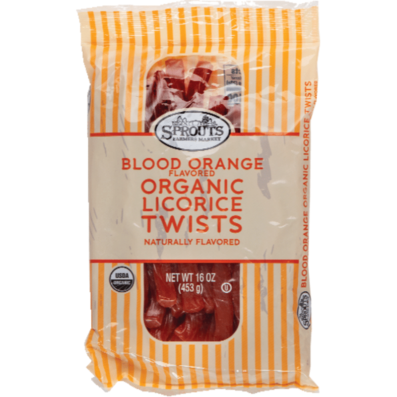 Sprouts Organic Blood Orange Flavored Licorice Twists (16 oz) Instacart