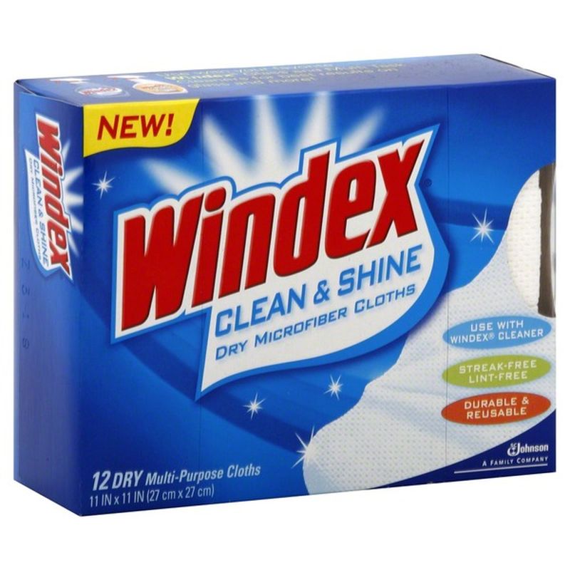 Windex Dry Microfiber Cloths (12 ct) Instacart