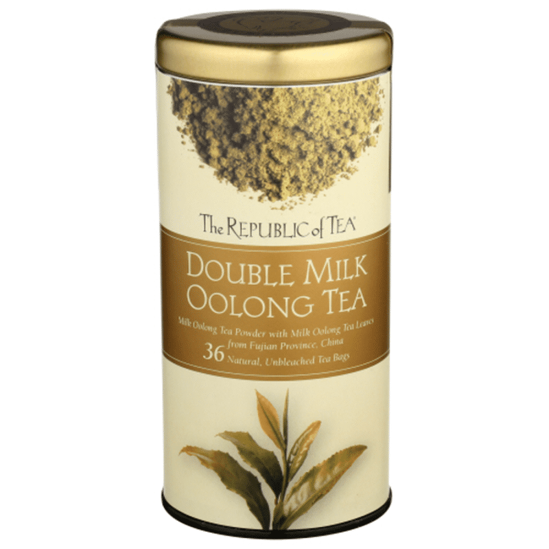 The Republic of Tea Oolong Tea, Double Milk, Bags (36 each) Instacart