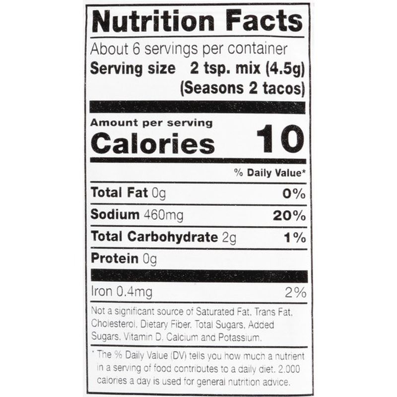 McCormick Mild Taco Seasoning Mix 1 Oz Instacart