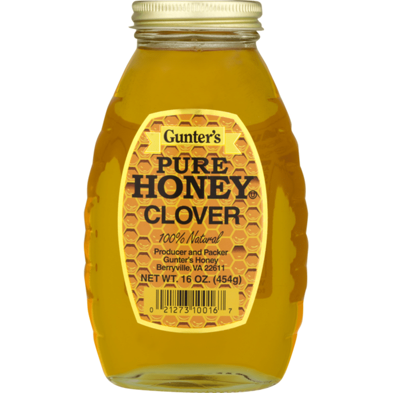 Gunter's Honey, Pure, Clover (16 oz) Instacart