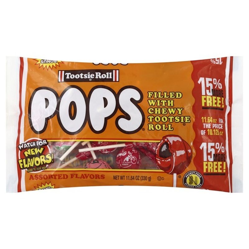 Tootsie Roll Pops Assorted Flavors (10.125 oz) - Instacart