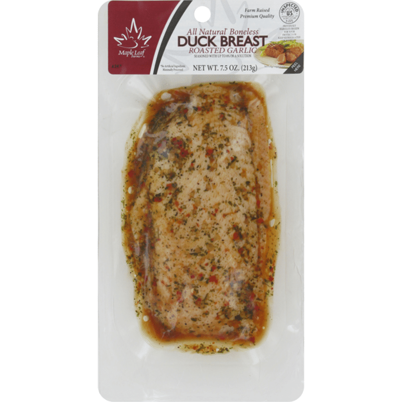 Maple Leaf Farms Roasted Garlic Boneless Duck Breast (7.5 oz) from