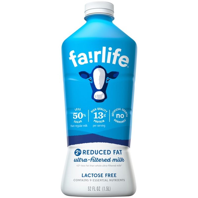 Fairlife Milk Lactose Free Reduced Fat 2% Milk (52 fl oz) from Smart ...