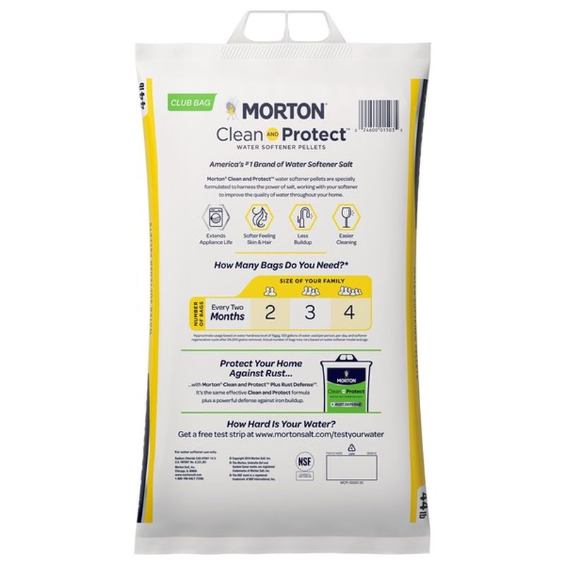 Morton Clean and Protect Water Softener Pellets (44 lb) Instacart
