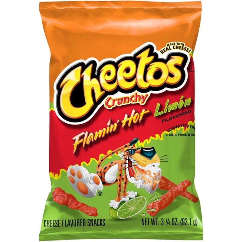 Cheetos Crunchy Flamin' Hot Limon