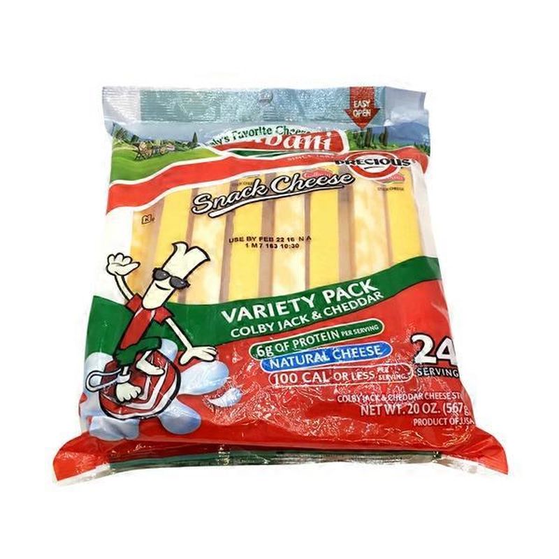 Galbani Galbani Colby JackMild Cheddar Cheese Sticks Variety Pack (20