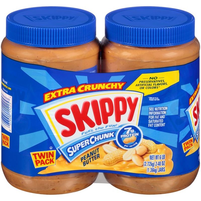 Skippy Super Chunk Peanut Butter (48 oz) from Costco Instacart