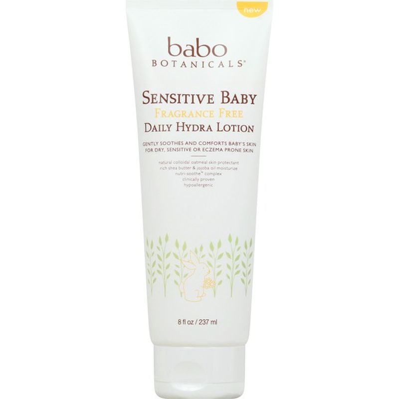 babo botanicals sensitive baby lotion