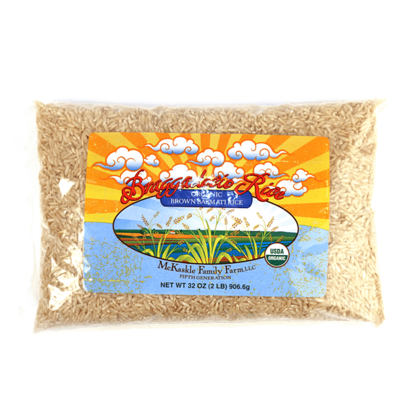 Braggadocio Organic Brown Basmati Rice